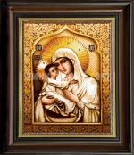 Гоблен - "Умиление Богородично"  1:1 – 26/35 см.