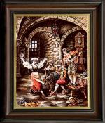 Гоблен - "Веселите музиканти в кръчмата "  1:1 – 57/40 см.