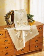 Покривка каре "Маргаритки" - 80х80 см.