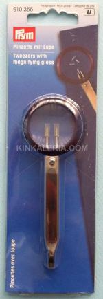 Пинцета с лупа