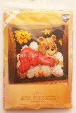 Лице за възглавница "Заспиващо мече" - 40х40 см.