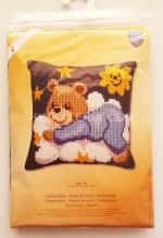 Лице за възглавница " Заспиващо мече " - 40х40 см.