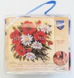 Лице за възглавница за фъкане "Цветя" - 40х40 см.