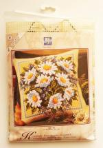 Лице за възглавница "Букет маргаритки"-40х40 см.