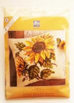 Лице за възглавница "Слънчоглед"-40х40 см.