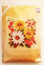 Лице за възглавница "Букет цветя"-40х40 см.