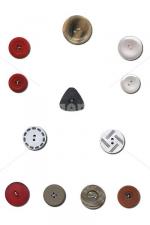 Полиестерни копчета с две и четири дупки