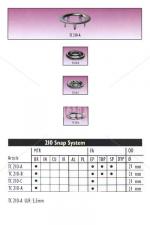Метални копчета тип / чико / - 21 мм