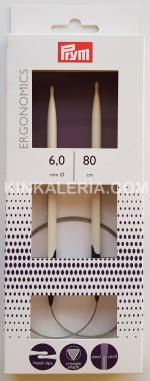 Ергономични обръчи за плетене ø 8мм. / 80 см.