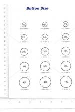 Размери на копчета